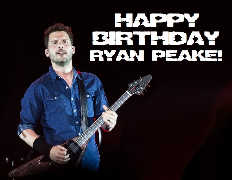 Happy Birthday to our guitarist Ryan Peake! 