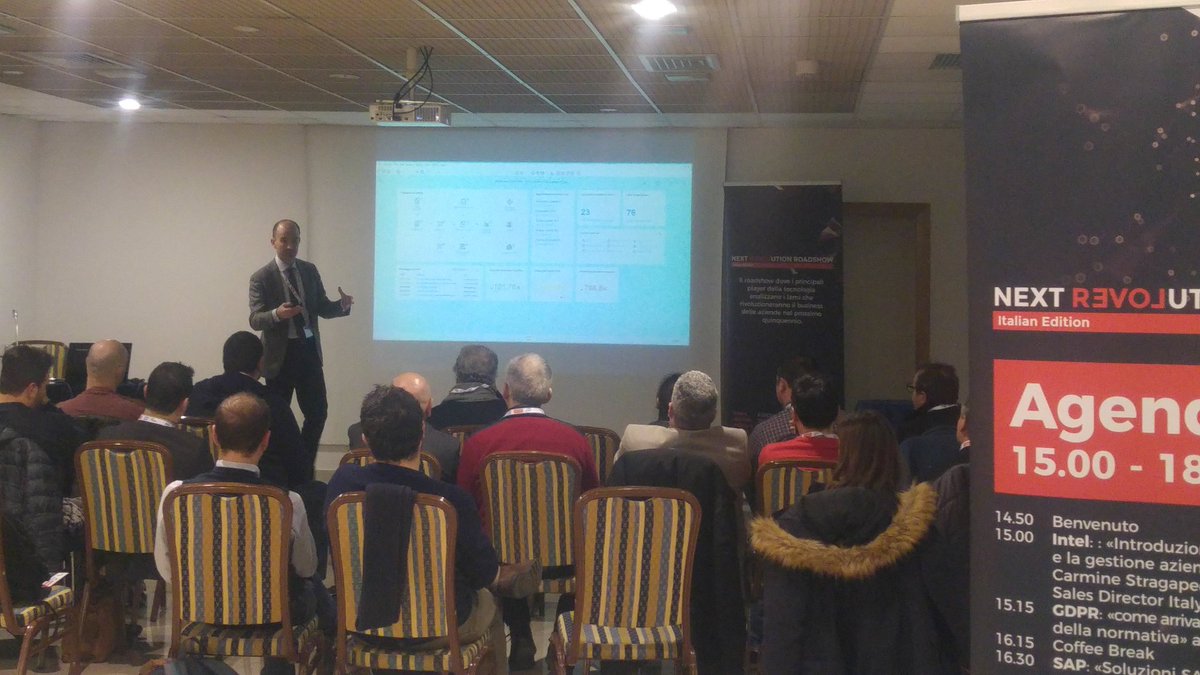 La tappa palermitana del 
#nextrevolutionroadshow con <a href="/SAPBusinessOne/">SAP Business One</a> e <a href="/MMondinoTwit/">MarcoMondino</a>

<a href="/elmisrl/">ELMI</a>