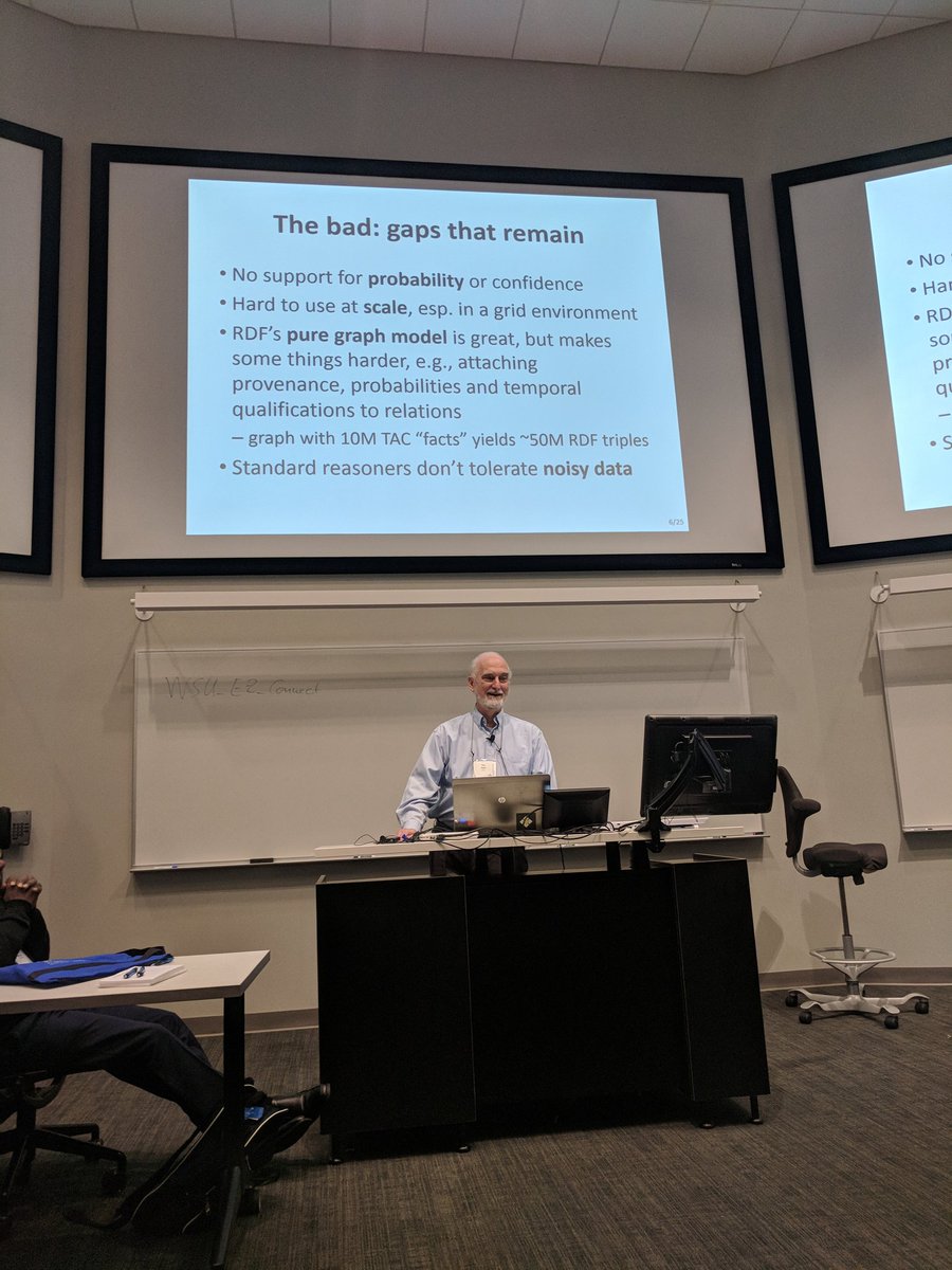 varish's tweet image. .@timFinin on what&apos;s bad and beautiful in #SemanticWeb at #US2TS