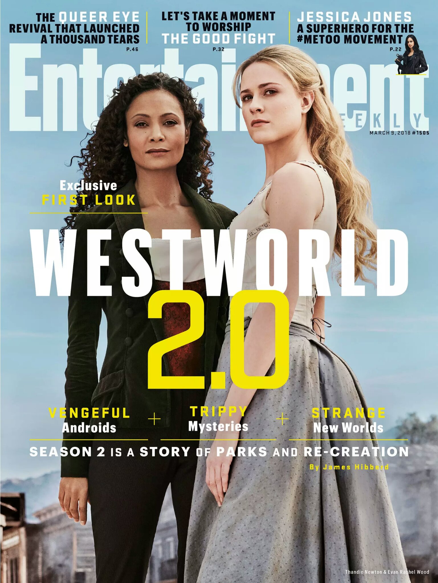 DXNz0ETXcAYOAE6 Westworld 2: Maeve and Dolores Grace the Cover of EW; More Stills Released