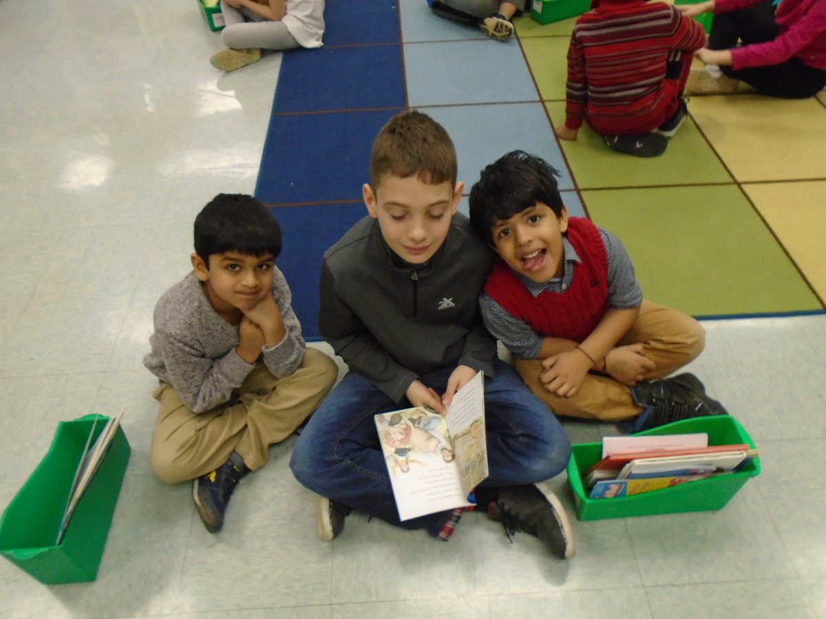 PoeSchool_4's tweet photo. Mr. Zima's Class: Doing Read to Someone with our Kindergarten Buddies (Echo Reading and Choral Reading) and Who? and What? #21learn https://t.co/cjuvH1yLSS