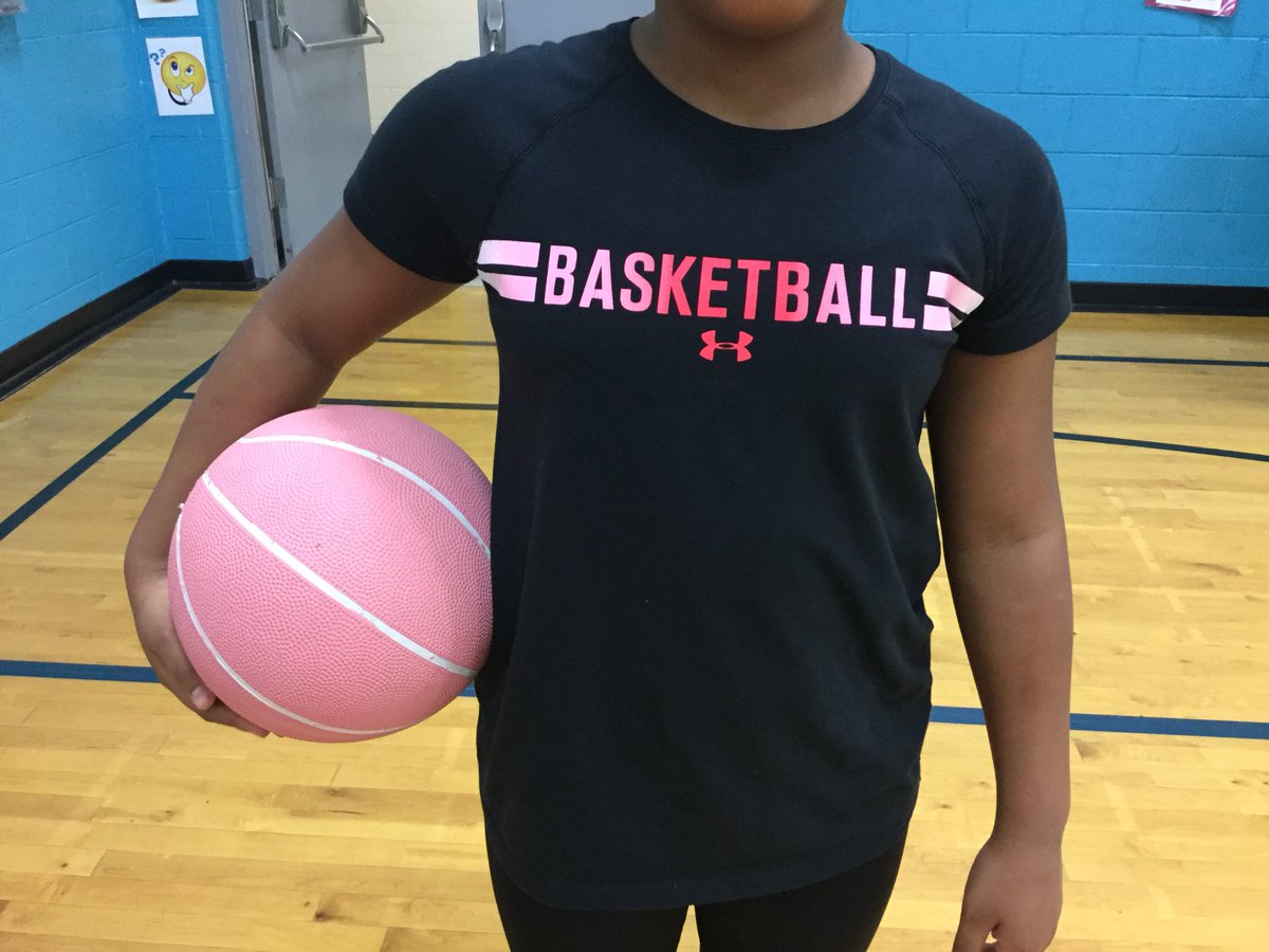 T-shirt of the day!  Perfect shirt for our first week in basketball!