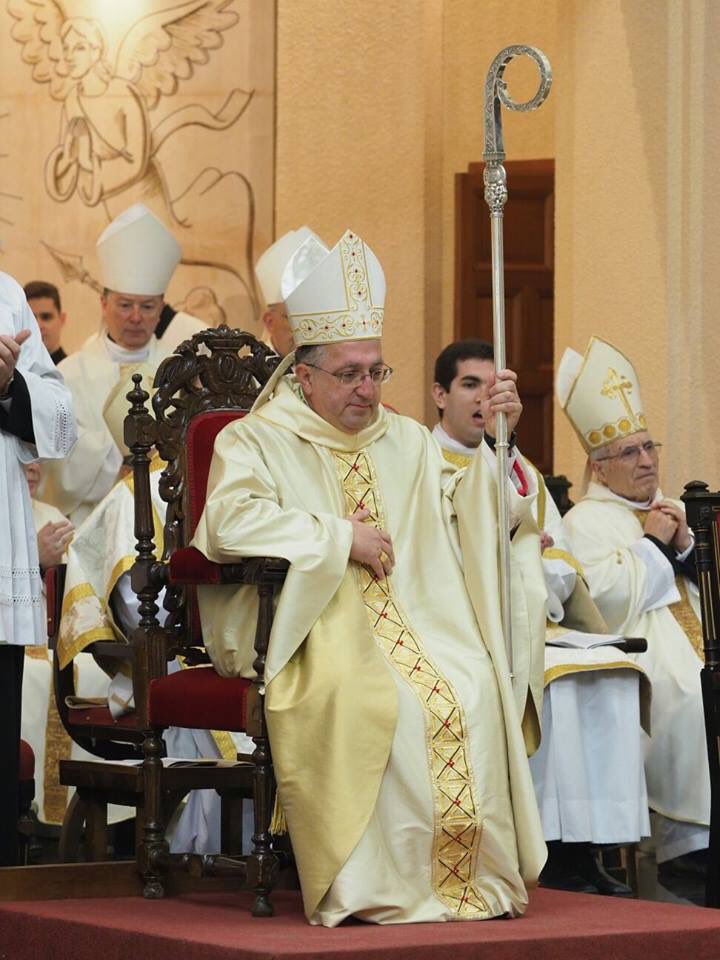 Mañana tenemos el Honor de contar la presencia de nuestro obispo de la <a href="/DiocesisGetafe/">Diócesis de Getafe</a> D Ginés García Beltrán que presidiría la Misa Solemne #Móstoles