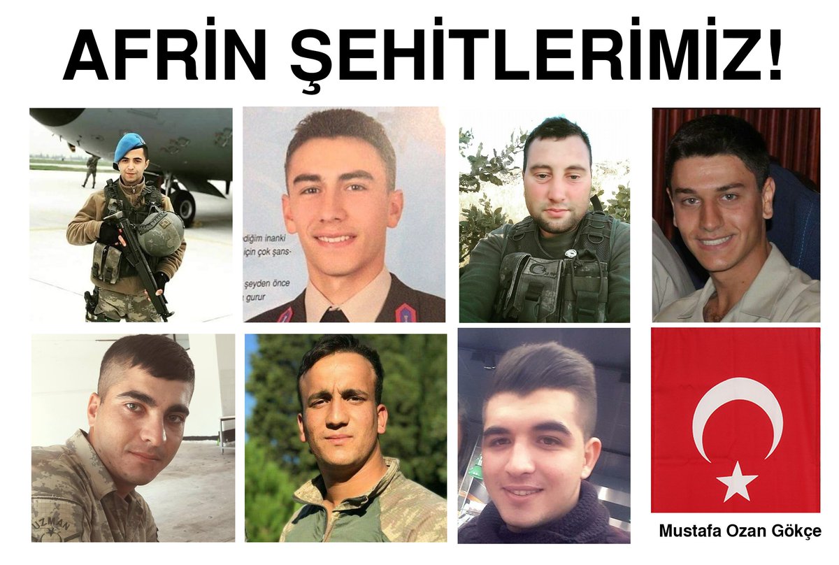ATuncayOzkan's tweet photo. Çocuklarımız özgür bir ülkede terörsüz yaşasın diye şehit düştü kahraman askerlerimiz... Şehitlerimize Allah'tan rahmet, yaralı askerlerimize şifa diliyorum. Miras bıraktığınız Türkiye Cumhuriyeti sonsuza kadar yaşayacak! https://t.co/jw87GgrVdy