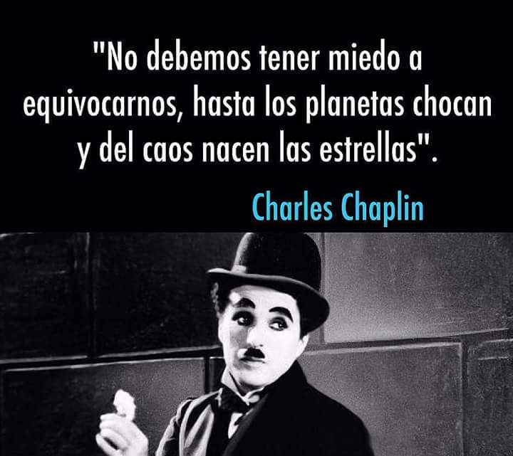 Hipnosis502's tweet photo. #miedo #errores #equivocaciones #CharlesChaplin #citas #frases #sabiduría #PensamientoPositivo https://t.co/h7UKlNZh2c
