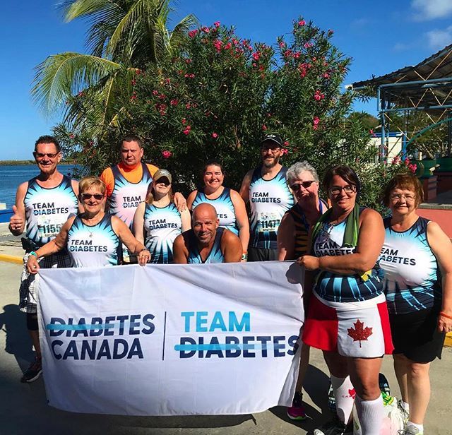 TeamDiabetesDC's tweet photo. Run + cruise + sunshine.  The best combination! Check out our great crew of Team Diabetes fun runners at the 2018 run4fun cruise. Enjoying the sunshine and a pretty cool run at every stop.  #RFCC #teamdiabetescanada #diabetesawareness #caribbeanrunning https://t.co/iQdY3X6nQX https://t.co/GZjQg4lOws