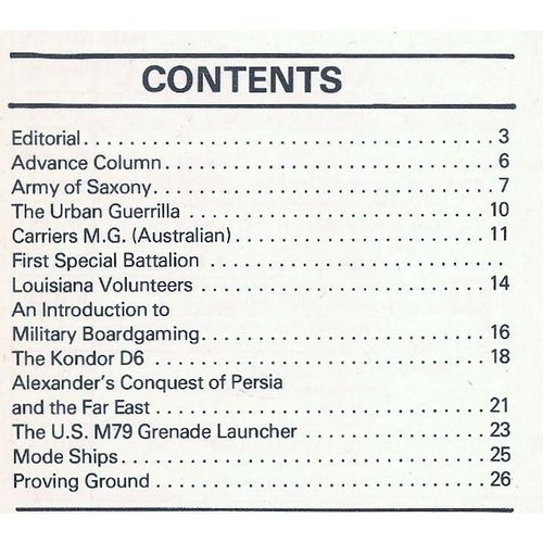VoltInuOfflclal's tweet photo. Miniature Manoeuvres : The official journal of the Society of Australasian Wargamers, Vol. 1. No. 4 1973 #wargames #wargamers #wargaming #militaryhistory #worldoftanks #WOT #painting #warhammer #tabletop #miniature #models #modeling #miniaturemodeling https://t.co/dr2G2pkRj2 https://t.co/xTY2cDedBw
