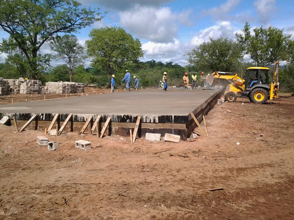 The building is going really fast now! #education #childrenarethefuture #liberifoundation #siavonga #zambia #charity