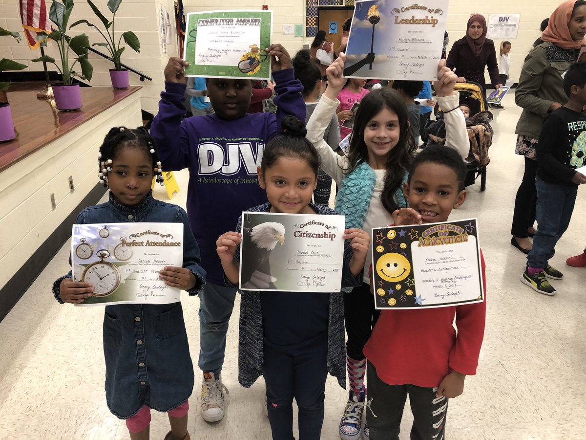 MsCarlough's tweet photo. Busy day today! We had a visit from Nick the meteorologist from @FOX46News and our first semester award ceremony! Great job scholars! https://t.co/PbJqAyxriT