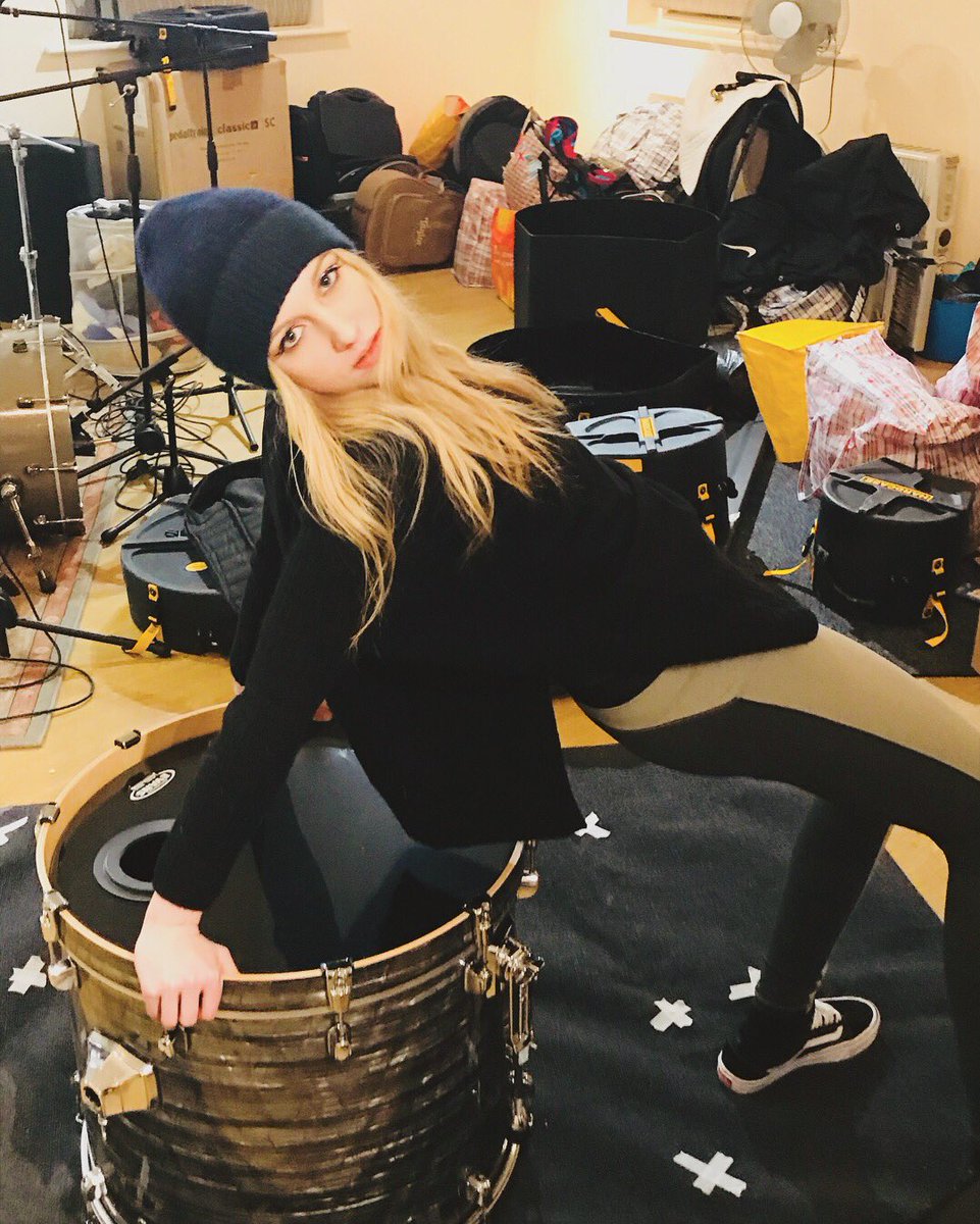 ailismackay's tweet photo. Getting ready for tour is hard - one minute I'm actually packing, next minute I'm playing twister with my kick drum... #attentionspanproblems 💁🏼 ・・・. #supportmusic #leeds #chester #liverpool #manchester #sheffield #birmingham #cardiff #glasgow #tour #drummer #drummerproblems https://t.co/Ay41mHteOq