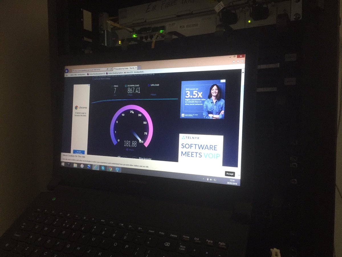 brookparkentctr's tweet image. Thanks to #JohnBrosnan &amp;amp; all the team @eirBusiness for 1Gigabit #Broadband . #letsmakepossible you certainly have in #Dunmanway @IvanYatesNT @PatKennyNT @HHumphreysFG