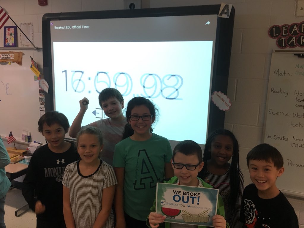 triciasmith72's tweet photo. Inquiry based learning at its best! #breakoutedu #LCPSedtech #LCPSIFTs https://t.co/yg6tYghqhh