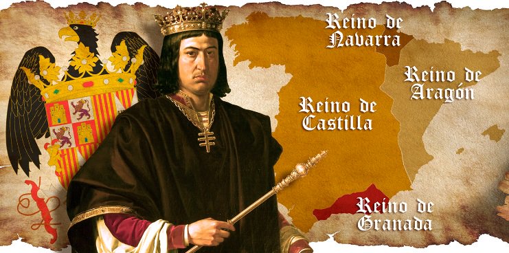 ConoceGranadaP's tweet photo. 2 marzo 1452 Nace Fernando el Católico, segundo hijo de Juan II de Aragón. Casado con Isabel, reina de Castilla, firman la Concordia de Segovia para gobernar juntos. 
Foto de la Gaceta https://t.co/NxeClGHUyd