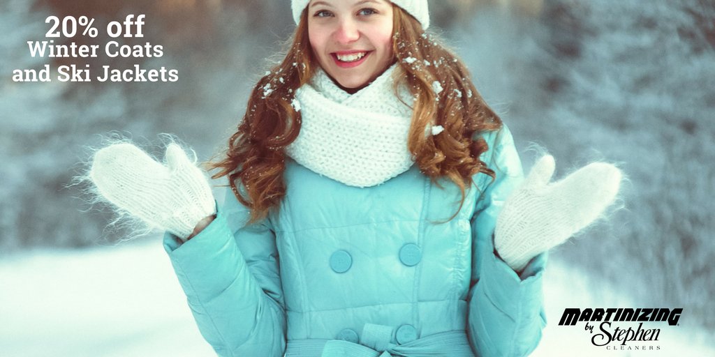 martinizingYYC's tweet photo. Dirty Coat? Relax - We've Got This.
20% off Winter Coats and Ski Wear for the month of March.
https://t.co/ENUwrKeXc4
#ecofriendlydrycleaning
#yycfashion #yycfamily #yycstyle  #lookgoodyyc #yycmoms #itsbeenalongwinter #martinizingbystephencleaners #freepickupanddelivery https://t.co/Qa6J6zIHjK
