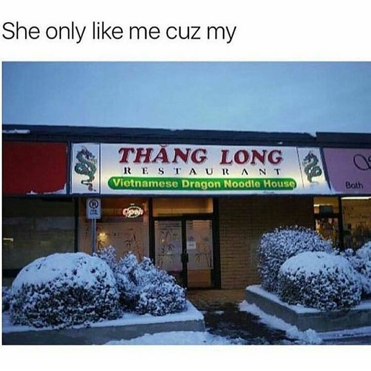 She only like me cuz my...