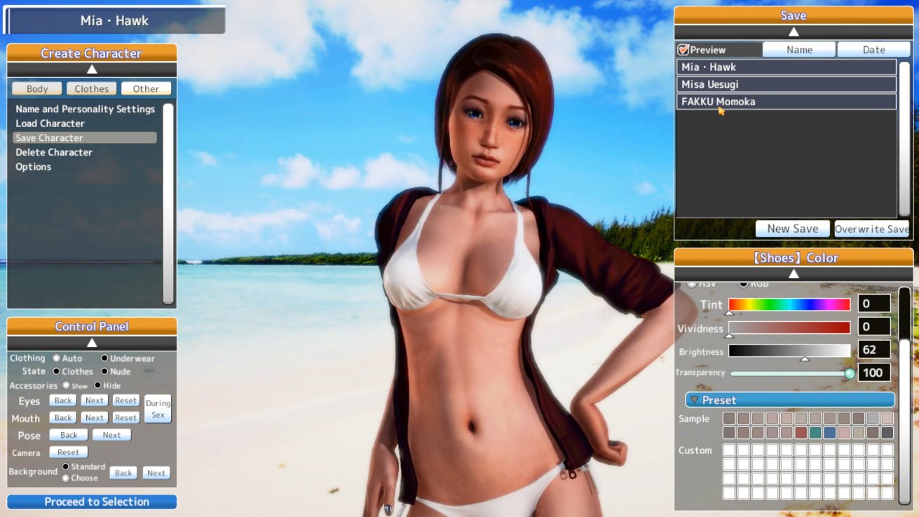 “I tried the porn game with the "ultimate character creator&qu...