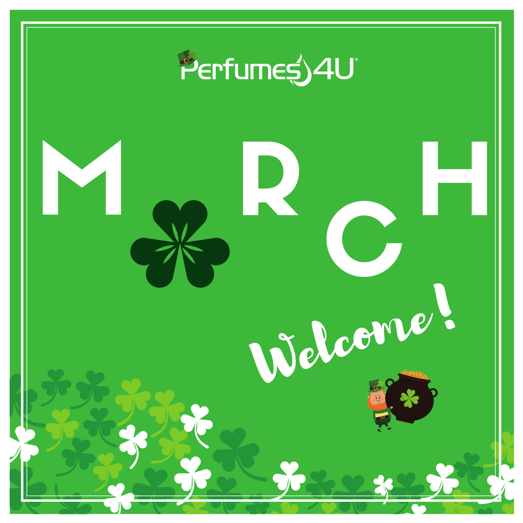 perfumes4ulv's tweet photo. Hello #LuckyMarch 🍀 😃
We #March because #Spring is almost here! ☘☘☘
#marchlucky #marchluckymonth #marchwelcome #perfumes #perfume4u #p4u https://t.co/YSeitgSrLV