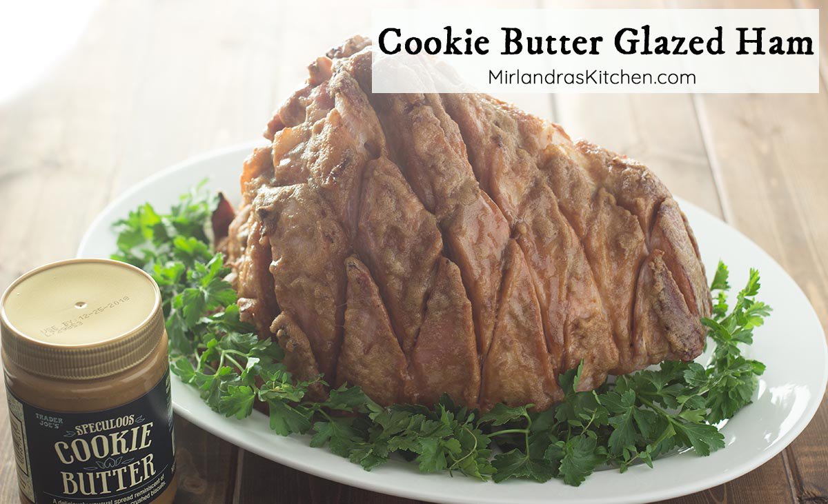 Mirlandra's tweet photo. Tired of the same old ham glaze?  Try an easy sweet glaze made from cookie butter!  This recently popular spread has all the right flavors and spices to compliment a ham.  #Easter #aprilfoolsday  https://t.co/zV5oL7J0Vn https://t.co/BVrOTCbLc8