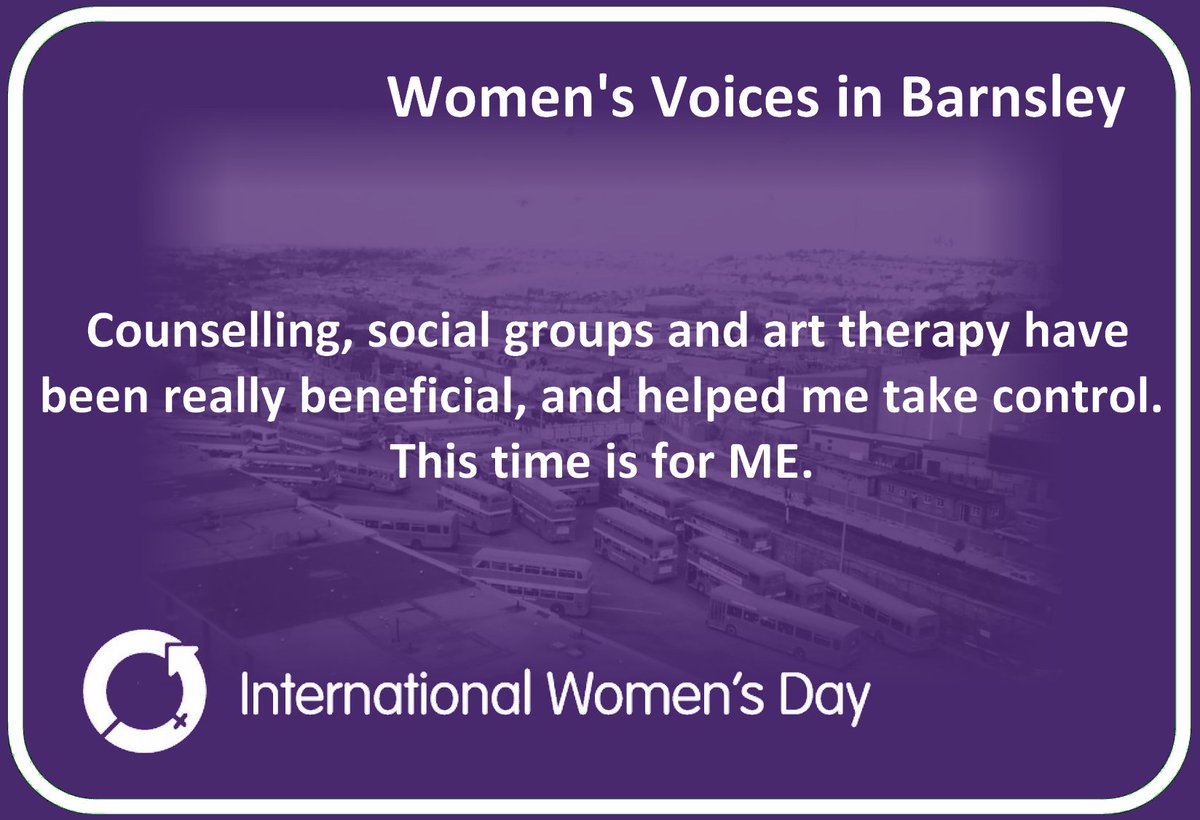 BarnsleyGef's tweet photo. An anonymous story on Facebook now from a lady who shares her story of breaking away from an abusive marriage and how she is forging a positive future with the help of local support agencies.
https://t.co/08ttarP8hU
@MindCharity @womensday #IWD #IWD2018 #Barnsley #BarnsleyisBrill https://t.co/s0AdYk9FZ0