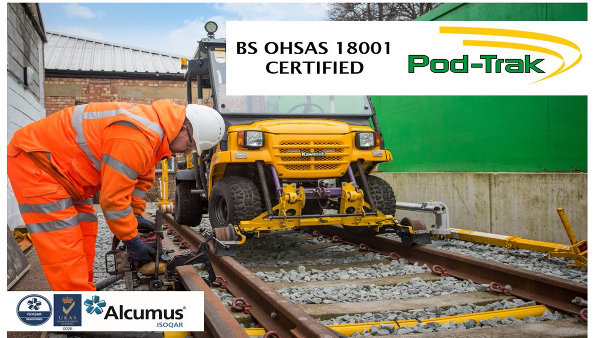 We are now certified to the OHSAS 18001:2007 standard, demonstrating our ability to promote and deliver safe practice. We will always commit to keeping our people, clients and the public safe throughout the delivery of every project. #certification #railnews