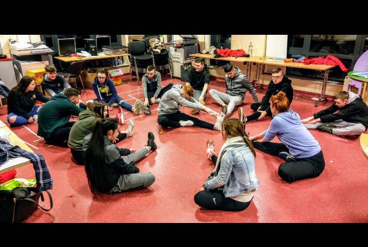 #Perform4life project pop up dance/drama session in #Glen Parent Youth Group. #activebelfast #beactive #behealthy #BelfastCityCouncil