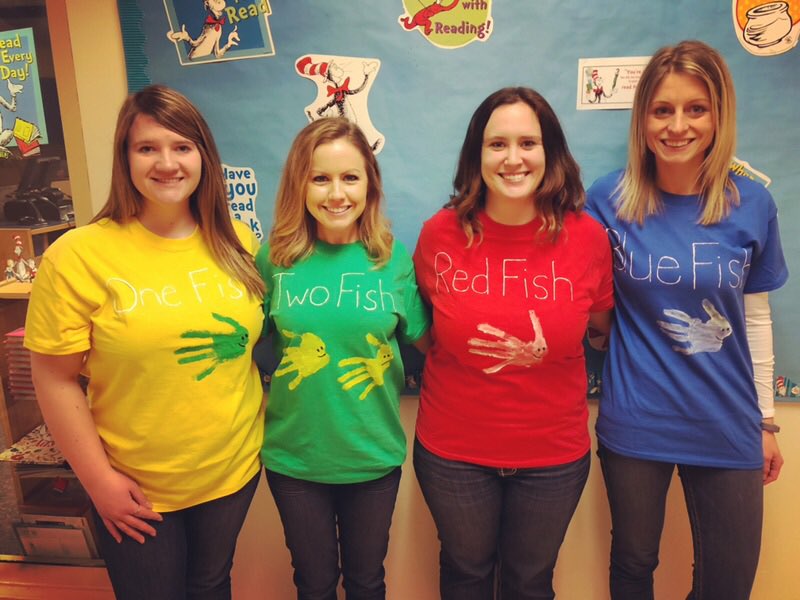 JoeWalkerES's tweet photo. Our teachers are showing their Dr. Seuss spirit this week. #JoeWalkerES https://t.co/uV5pVJXR2Y