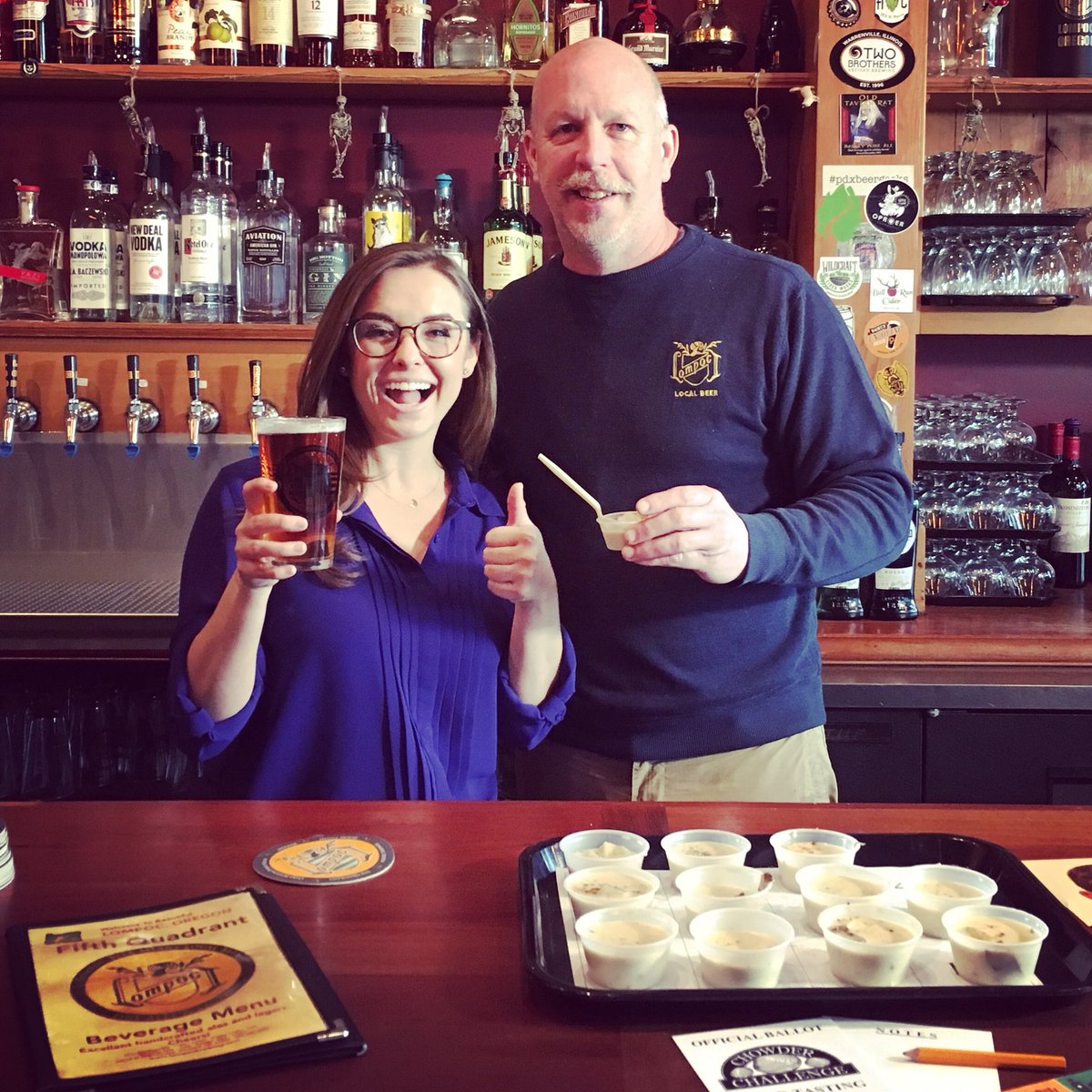 oaksbottompub's tweet photo. .@WesleighOgle stopped by to preview Saturday’s Chowder Challenge, watch for the video tonight on @KATUNews! #chowderchallengepdx #lompocoregon #pdxnow https://t.co/kNAUID0JkV