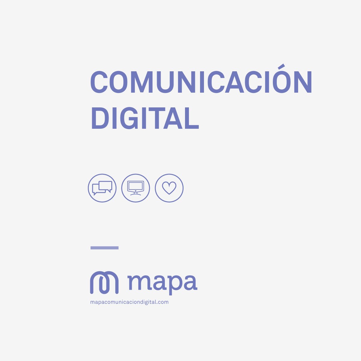 Mapa es un estudio de comunicación especializado en generación de estrategias de comunicación digital. Nuestras principales actividades son la gestión de redes sociales y la creación de contenidos para la web.