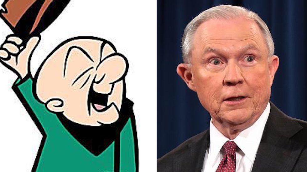 Image result for trump calls sessions mr magoo