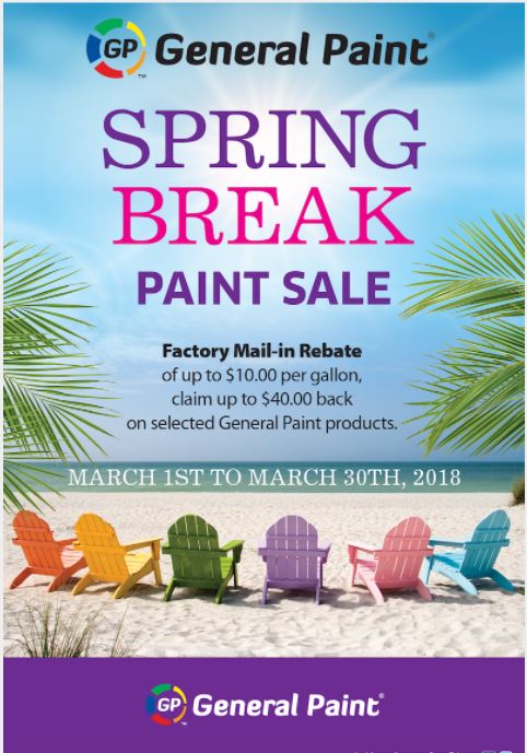 j_hbuilders's tweet photo. It's a great time to start that paint project! 
Not only do you always get 3 cans for the price of 2 at J&amp;H, you also save up to an additional $40 in rebates on select @Generalpaint products. Rebates valid March 1-30.
#YXE #Paint #YourProjectStore #ShopLocal https://t.co/PgtZbquBYW