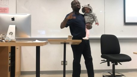 CBCToronto's tweet photo. It takes a village to raise a child — and this York University prof proves it https://t.co/GzUy8M2IZT https://t.co/Ql8WdXz2KU