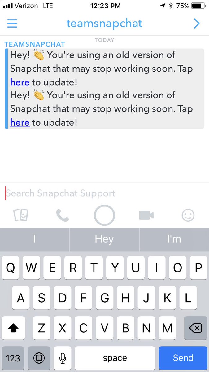 wearetrav's tweet photo. @Snapchat tries to force me to use the terrible new update. Maybe if it wasn’t so shitty https://t.co/8iN4RSISj5