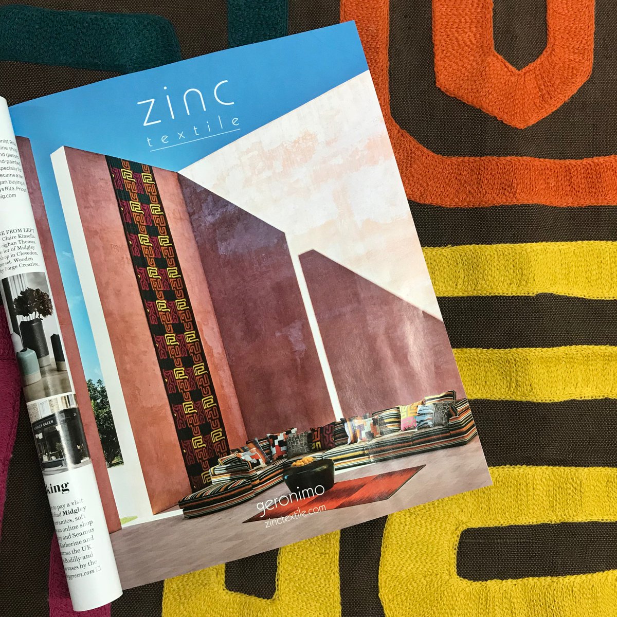 Our new advert features in the April issue of <a href="/_houseandgarden/">House & Garden Magazine</a> showing designs from our upcoming Geronimo collection.
#newcollections #ad #houseandgarden #zinctextile #luxurious #luxeinteriors