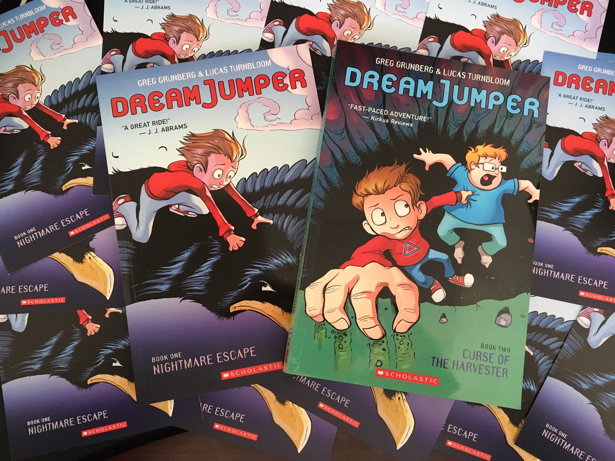 LucasTurnbloom's tweet photo. Today is #WorldBookDay ! Help me spread the word about #DreamJumper ! #comics #graphicnovel #graphicnovels #comicstrip #webcomic #webcomics #cartoonist #cartoons #humor #humour #comic_art #comic_artist #doodle #artwork https://t.co/vkMdRXxZ3W