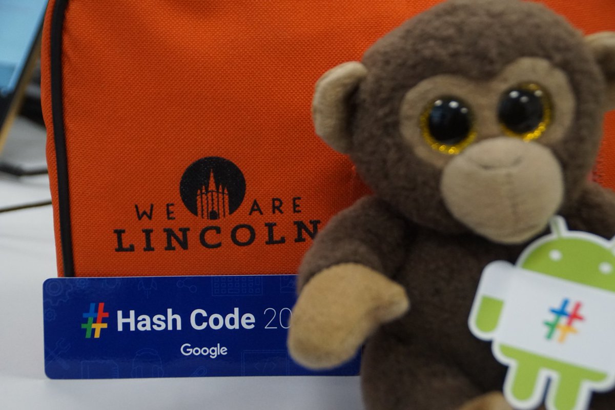 probablypi's tweet image. We are #ready4hashcode with @google #wearelincoln