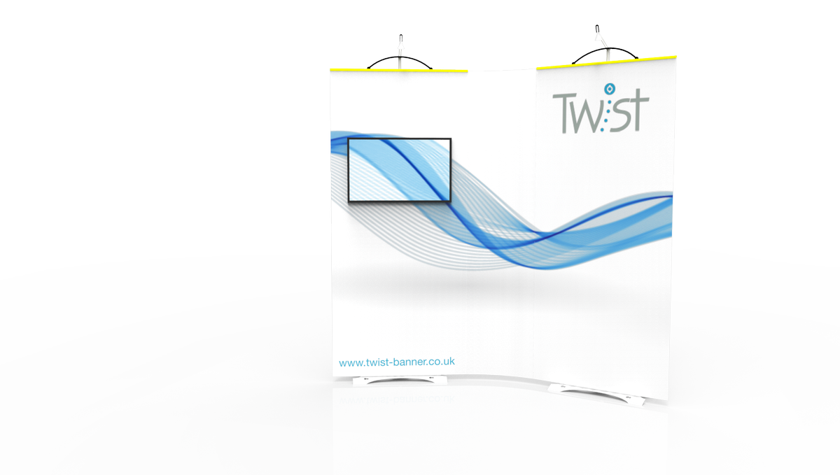 Twist_Banner's tweet photo. Twist Flexi Link Panel - use together, add a TV or separate out to create two banners. 
https://t.co/lTLK1NYMF1
#reconfigure #greatvalue https://t.co/WQ9iBK068x