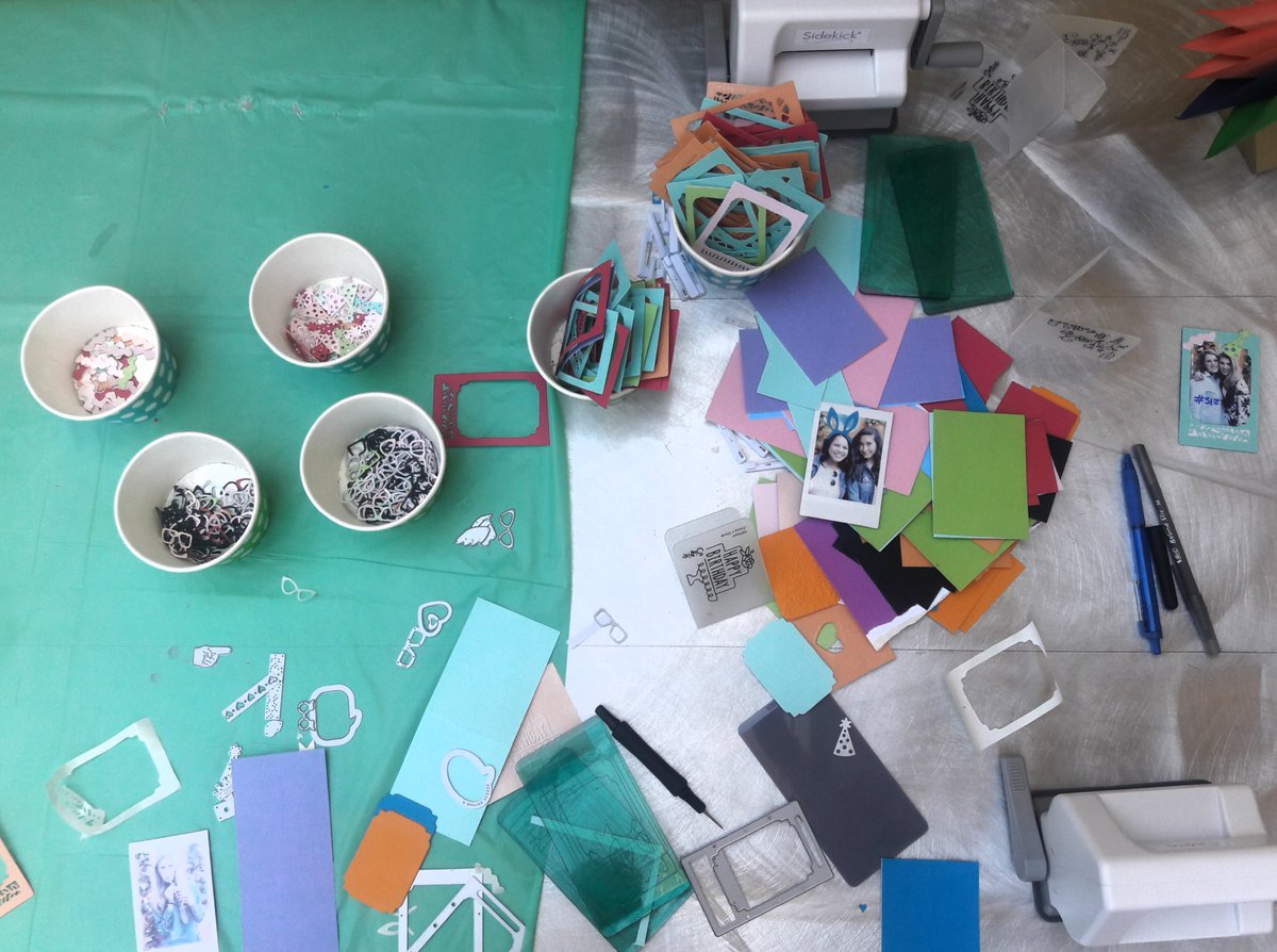 We're missing our time with @Sizzix_US. What craft are you working on today? #altsummit #sizzix