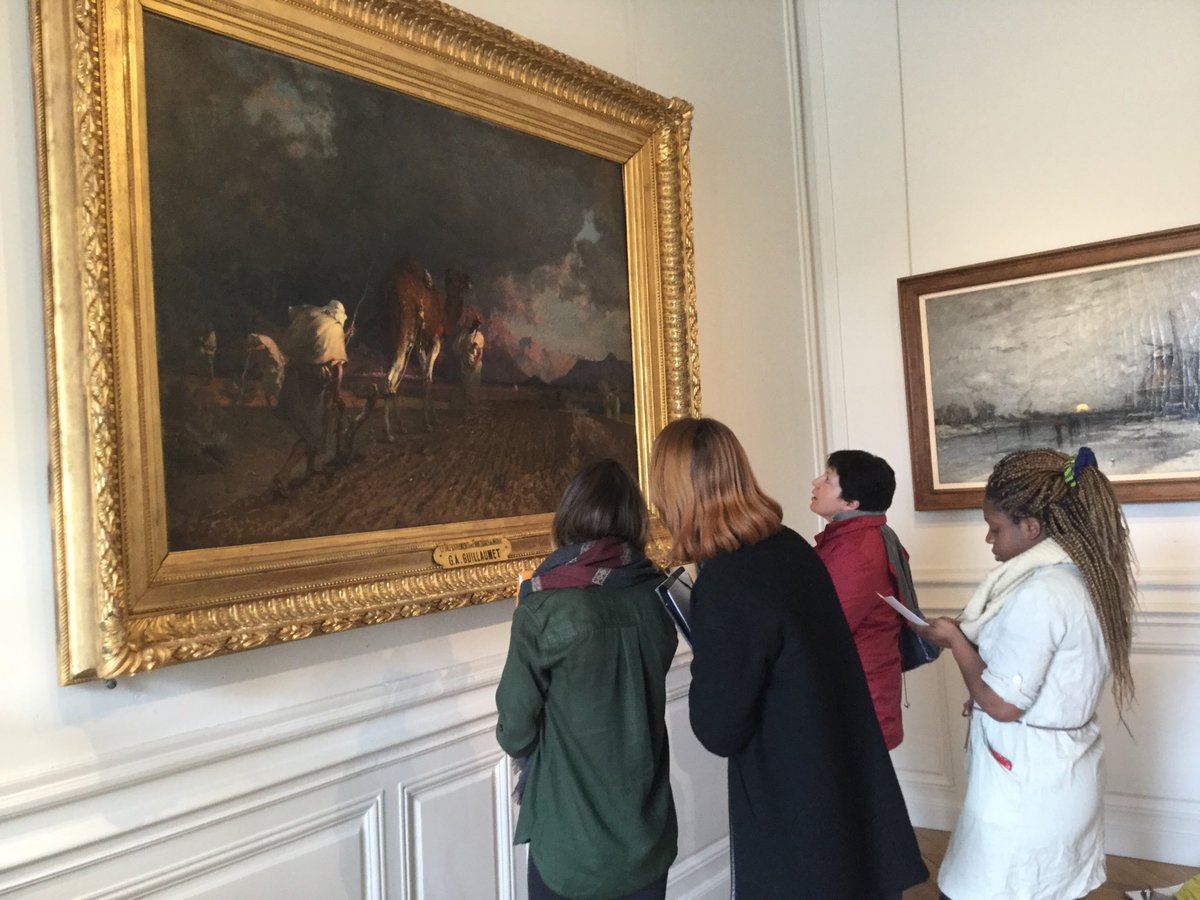 WardleworthNina's tweet photo. Seance de travail au musee des beaux-arts de Limoges. @Couaked #Erasmusteaching https://t.co/pwi6CV5eVQ