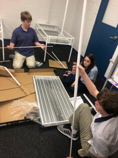 Trident_Academy's tweet photo. It's here....Trident Academy's 1st Sustainable Hydroponics Garden! Thank you to Green Spirit Hydrogardens &amp; @ToshibaInnovate! #multisensory #PBL #workingtogether #givingback https://t.co/83GHp3yrdr https://t.co/4fWRhYttCg