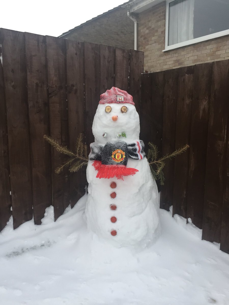 Solskjaer the snowman <a href="/olegs26_ole/">Sid Hill</a> <a href="/ManUtd/">Manchester United</a>