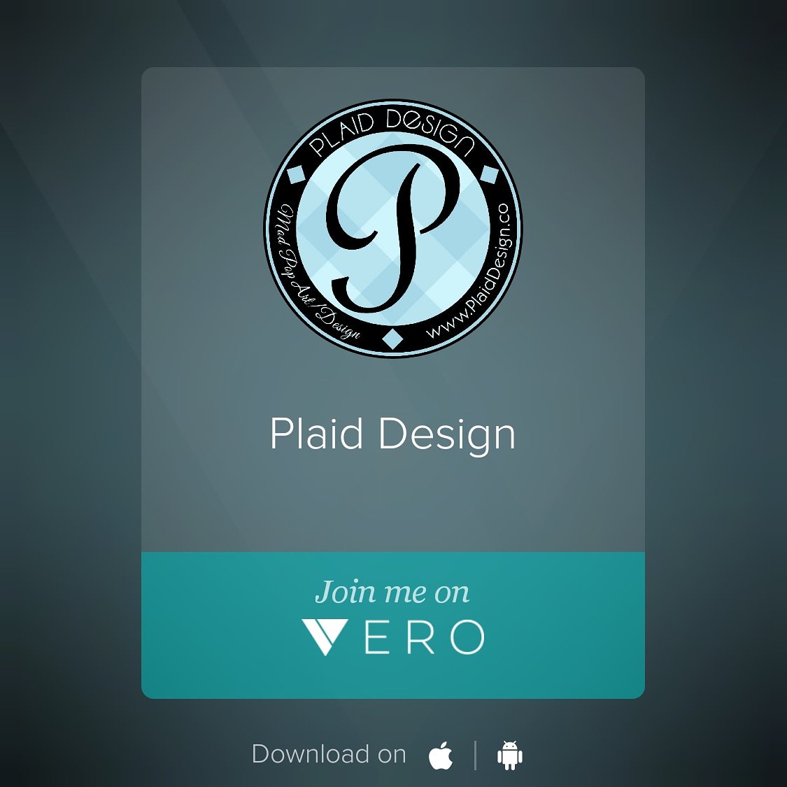 PlaidDesign's tweet image. If you jump aboard the Vero train, give ol&apos; Plaid Design a follow, eh? #noalgorithms #realtimefeed #WeHaveGoneToPlaid @verotruesocial