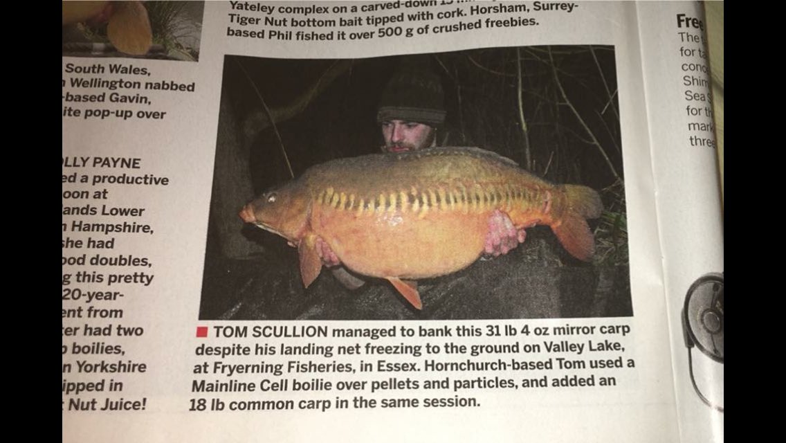 High_liners's tweet photo. Tbt to last month in the anglers mail @FryerningXLCarp @TeamMainline @DaveLevy73 https://t.co/9pwHb3hHyw