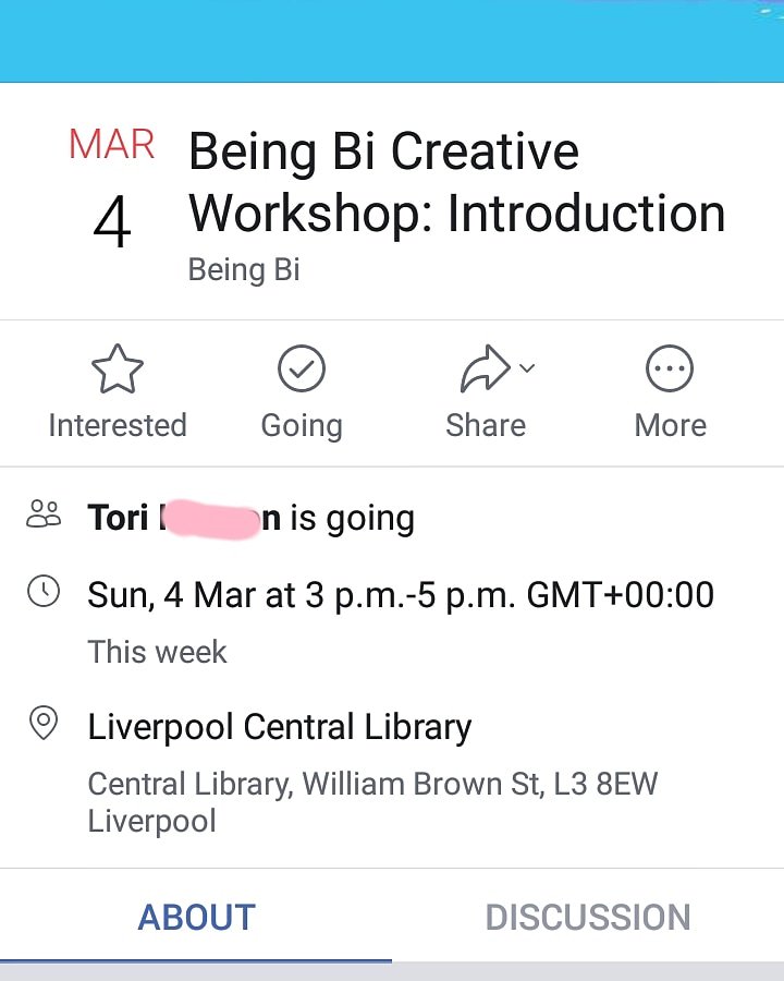 bi_u_tiful's tweet photo. We're having our first workshop this Sunday! This is a project we're running for 5 sessions, we'd love to see and hear as many diverse bi voices and create a platform as our end goal for the project! Drop-in, casual, come along! #bisexual #BiTwitter #liverpool #LGBTQ https://t.co/LiOZzIz0IZ