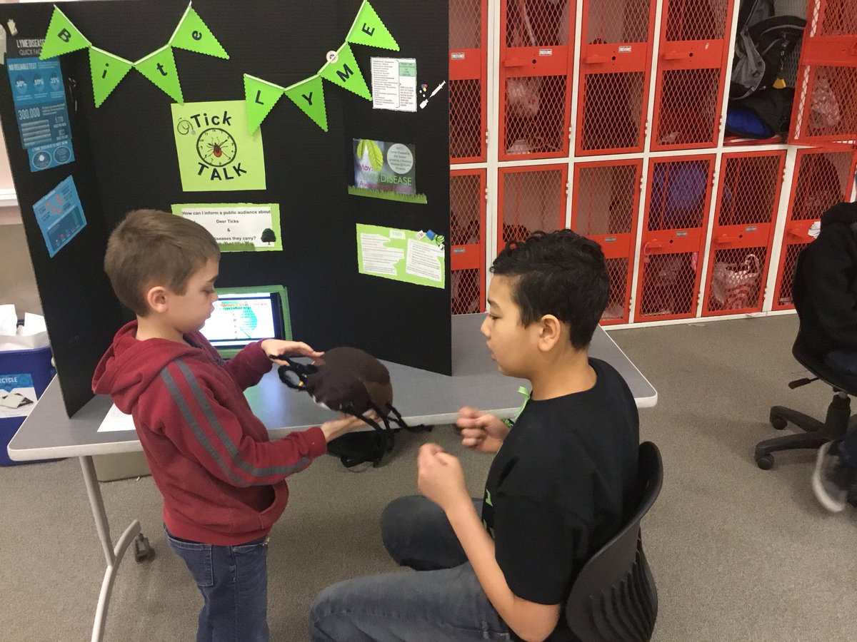 GWA192's tweet image. Thanks to the 3rd grade learning studio for giving a live audience to our #personalprojects @rvesnews @MathCoach_AAC @district192 #launch192