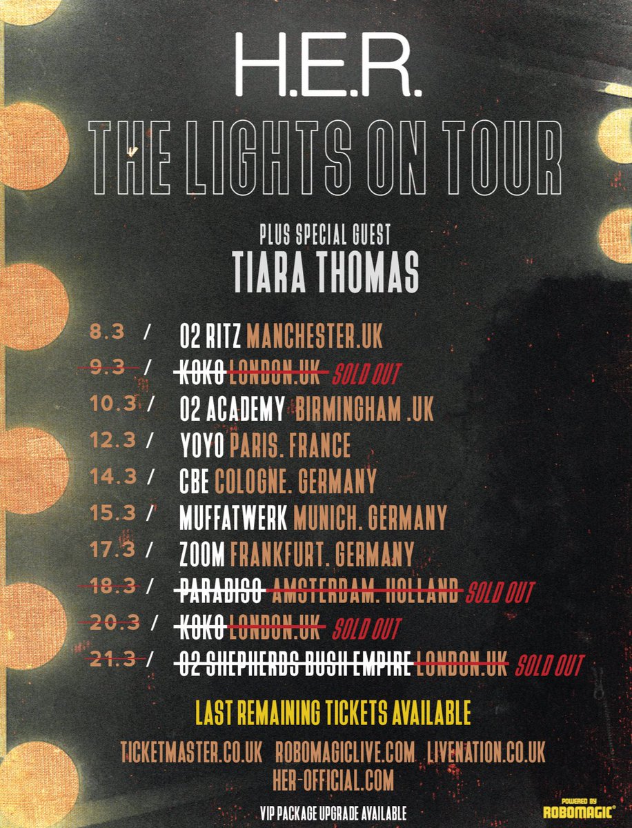 HERMusicx's tweet photo. EUROPE! 🎤 

I can’t wait to see all of you this month at the #LIGHTSONTOUR! 

VIP Package upgrades are available.
💫 https://t.co/RyFR710VH1 https://t.co/Zfrod0wiZz