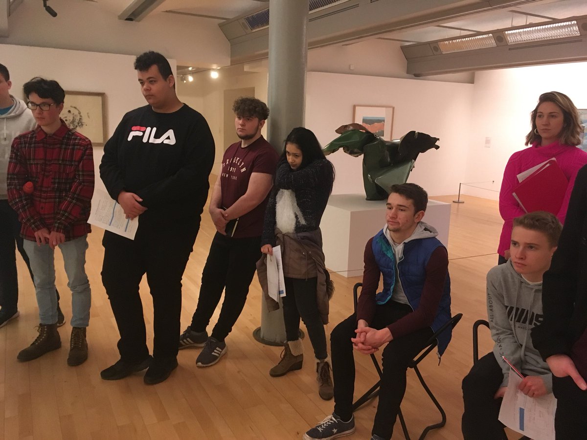 SSCreativeMedia's tweet photo. The Creative Media students had a really great day &amp; informative tour of Tate Liverpool. Thanks, Jason. @SandbachSchool @tateliverpool https://t.co/GeaDV3mHGq