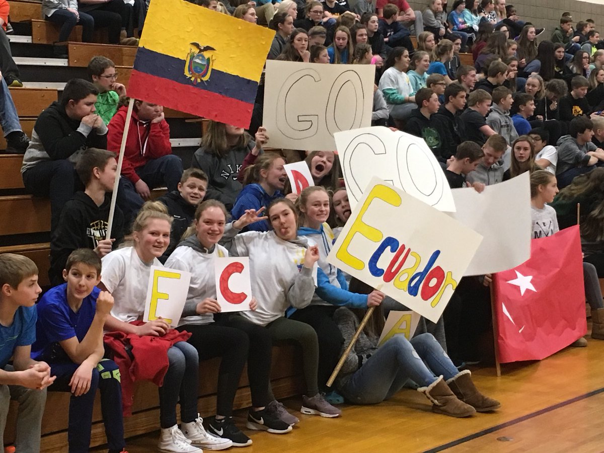 Auz_English8's tweet photo. 8th grade champions! Ecuador 🇪🇨 is going for gold 🏅 on Monday! #BMSBears #Ecuador #WinterOlympics #hockey https://t.co/0ZMJJacjX2