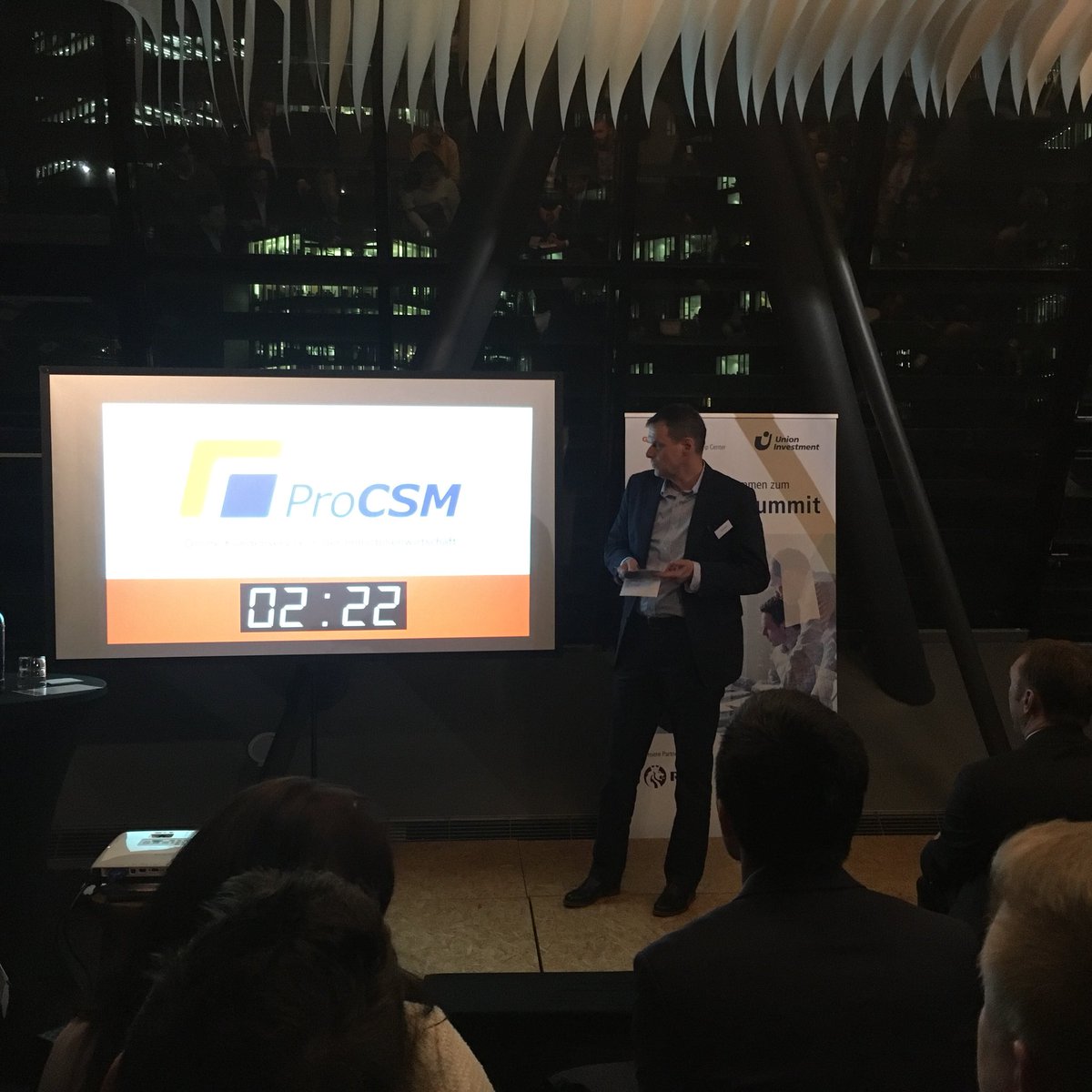 Konii_de's tweet image. Erster Pitch von @procsm24 - Terminvereinbarung vereinfachen!  #proptechsummit