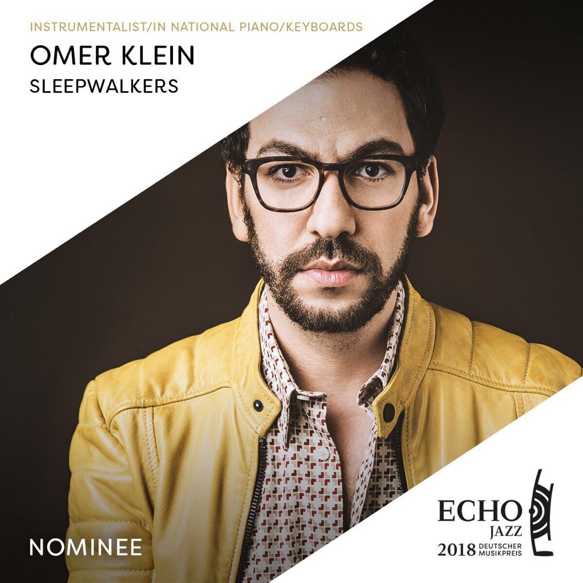 just announced: we got 2 ECHO (German Grammy) nominations for Sleepwalkers, in the ensemble and pianist categories.