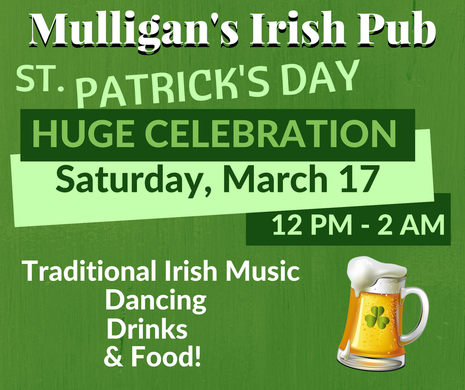 watertowershop's tweet photo. Join the party at Mulligan's Irish Pub Celebration for St. Patty's Day on March 17!
Located in @watertowershop.

#WaterTowerShoppes #MulligansPub #IrishPub #StPatricksDay #Party #Drinks #Dancing #Celebration #CelebrationFL #Kissimmee #Osceola https://t.co/26yiF5EtmA